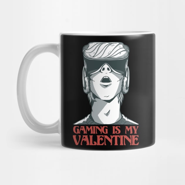 Gaming VR is my Valentine Video Games Boy Valentines Day by deificusArt